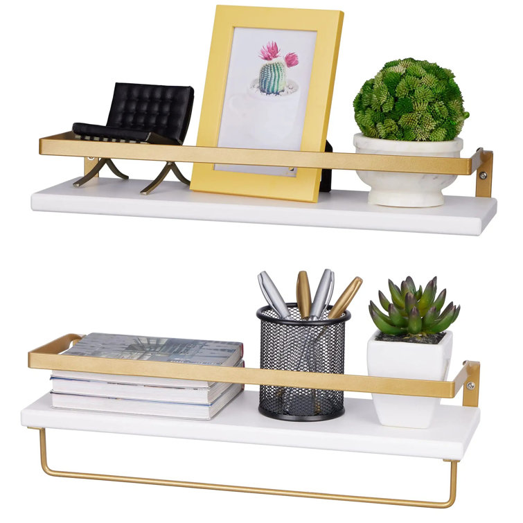 Ezaan 2 Piece Floating Shelf